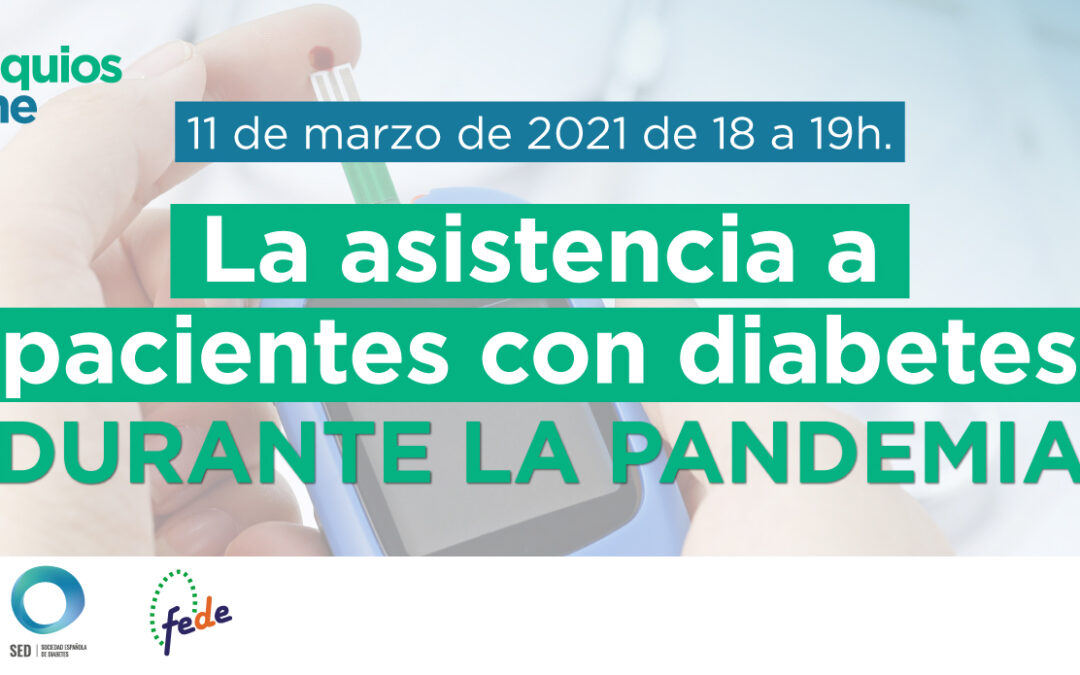 9 de cada 10 profesionales han cambiado su forma de asistir a los pacientes con diabetes debido a la pandemia